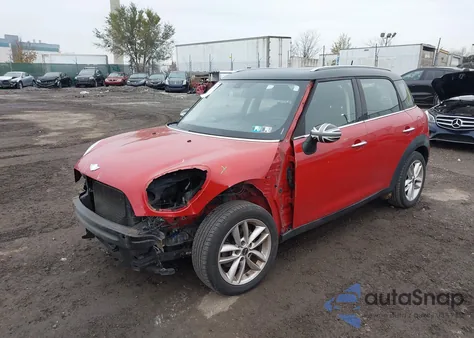 2013 Mini Countryman Cooper from USA, damaged, VIN WMWZB3C56DWM08464